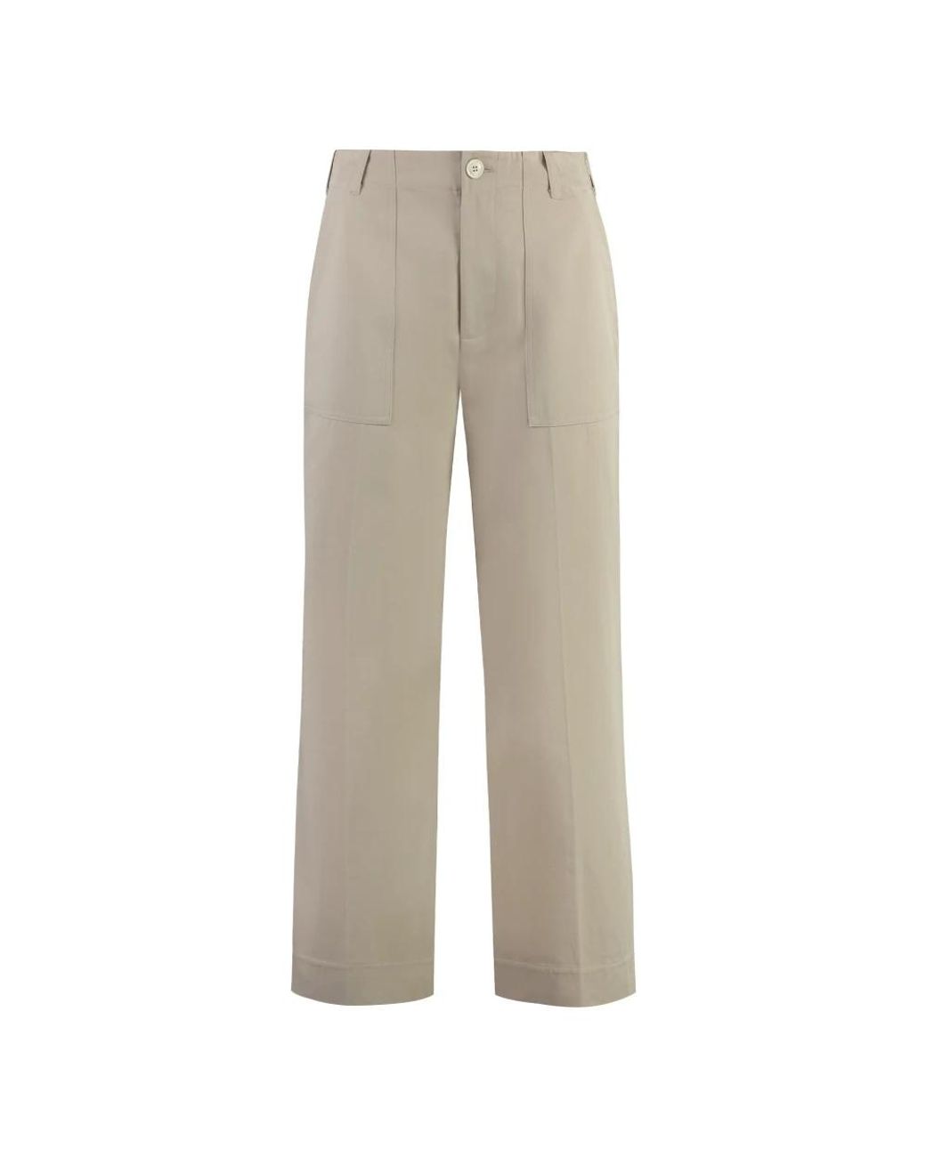 St. John Gray Wide Trousers
