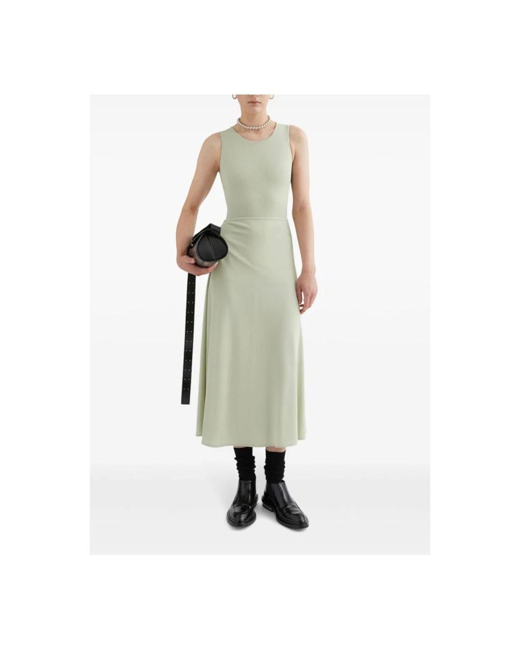 Jil Sander Green Midi Skirts