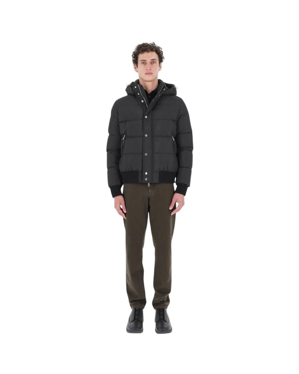 Winter Jackets Moorer de hombre de color Black