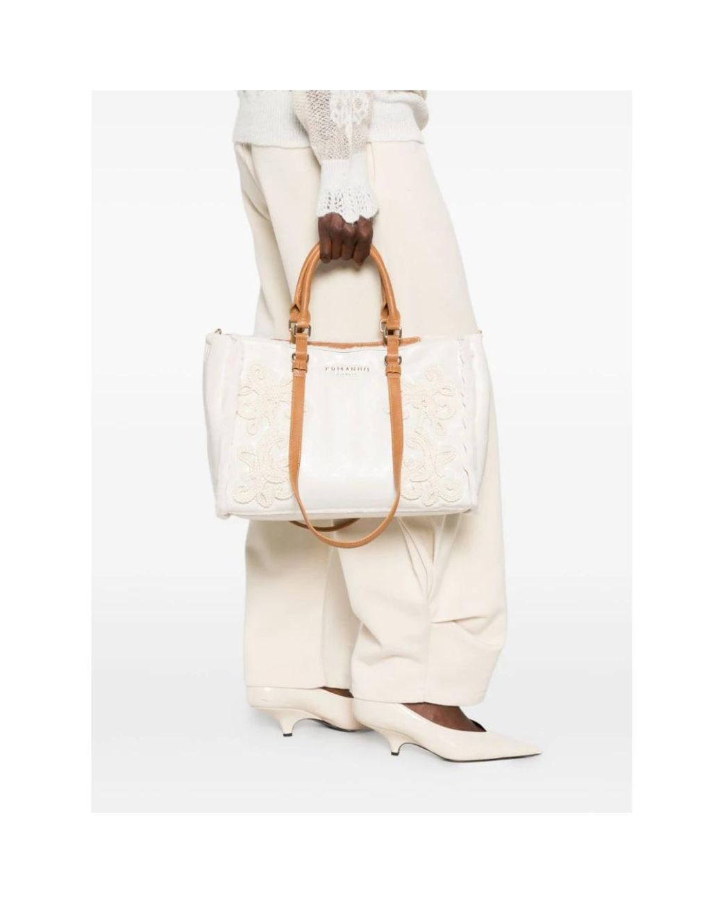 Ermanno Scervino Natural Shopping Bags