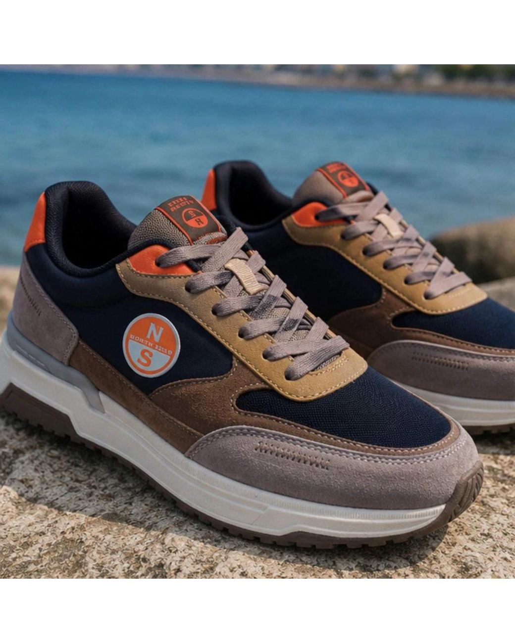 North Sails Blue Sneakers for men
