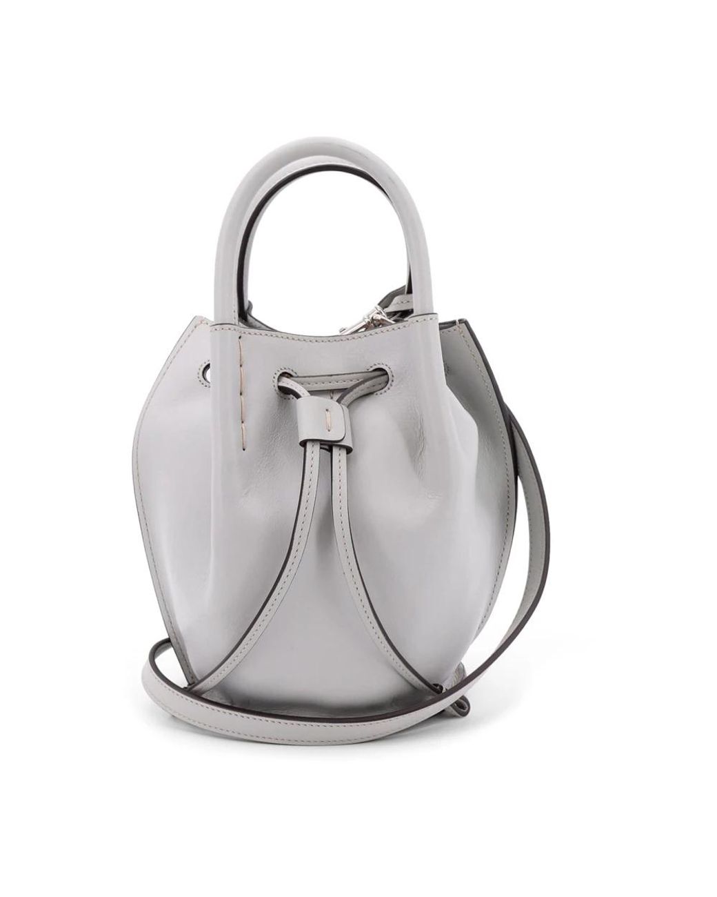 Tod's Gray Buz Mini Bucket Bag