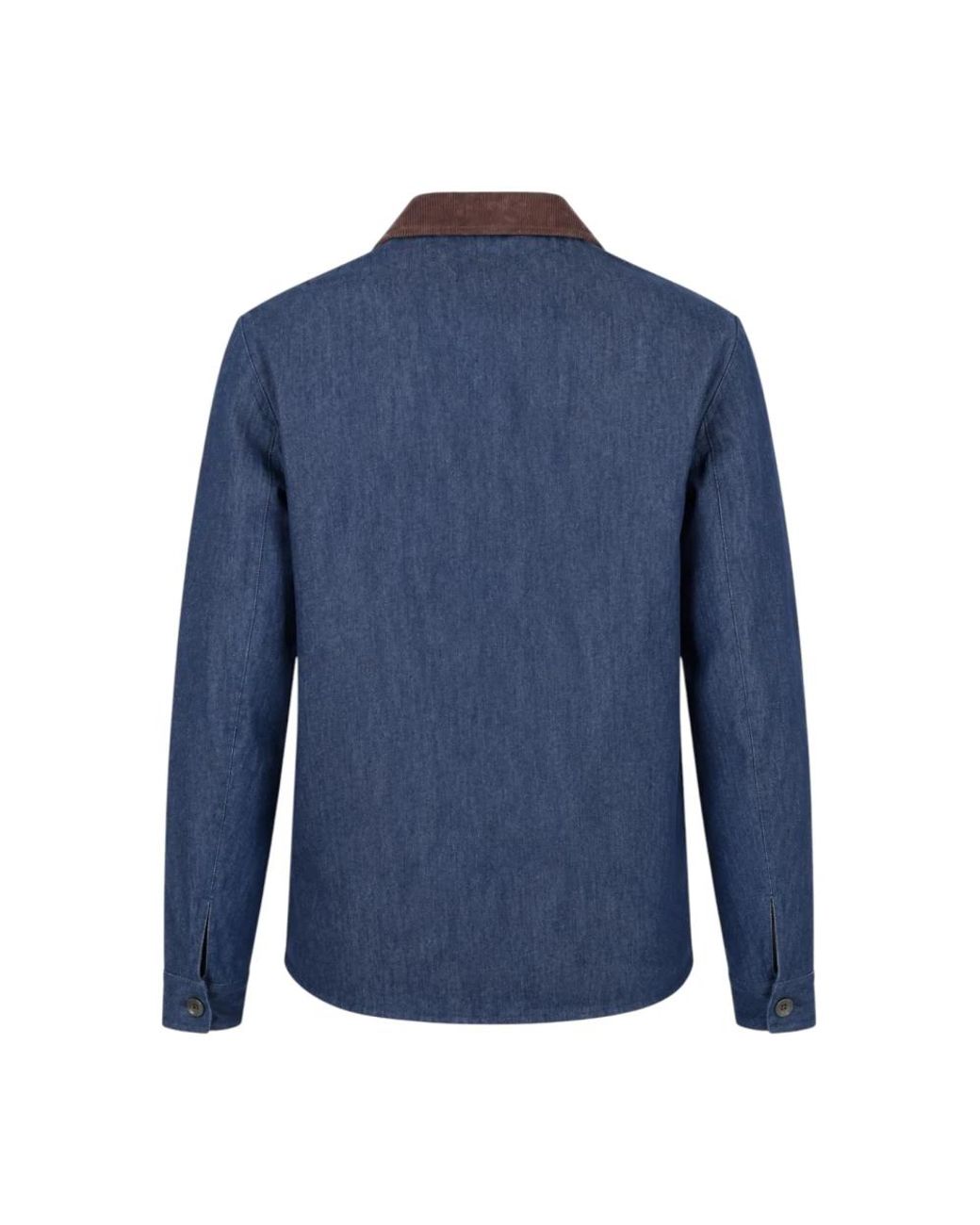 Mc2 Saint Barth Blue Denim Shirts for men