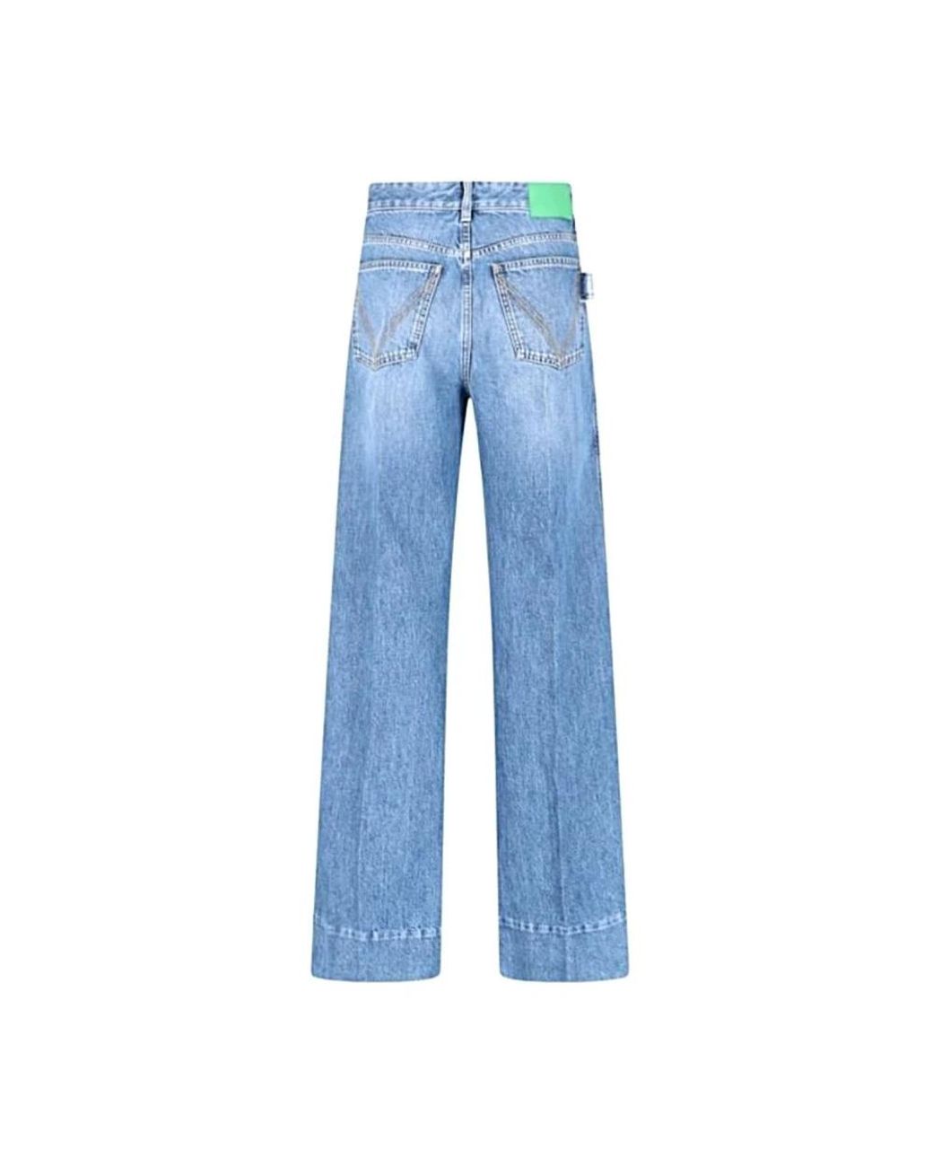Bottega Veneta Blue Wide Jeans