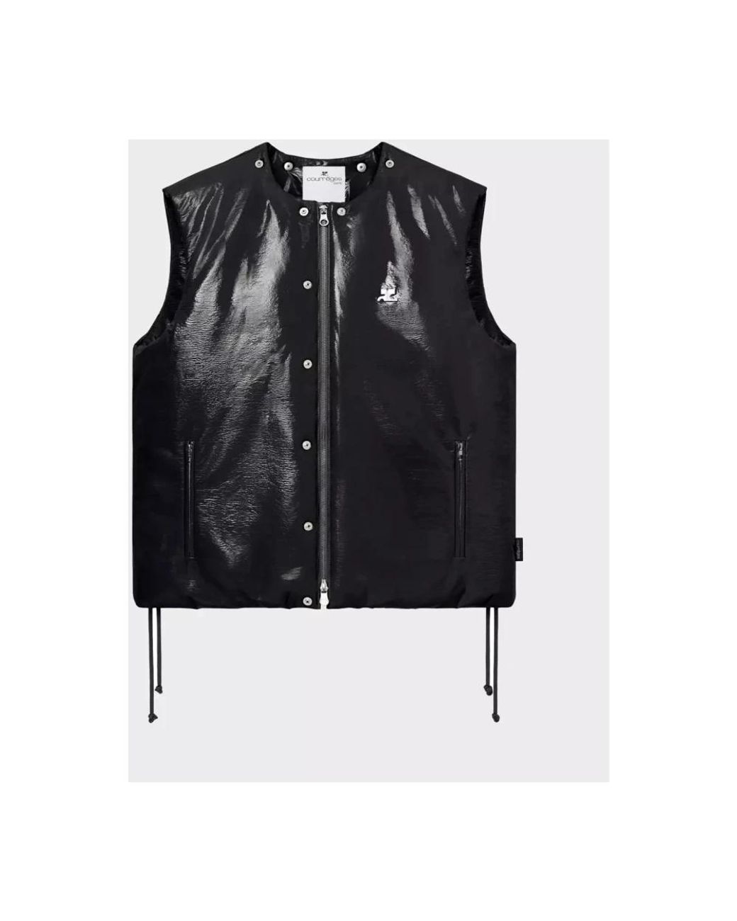 Courreges Black Waistcoats for men