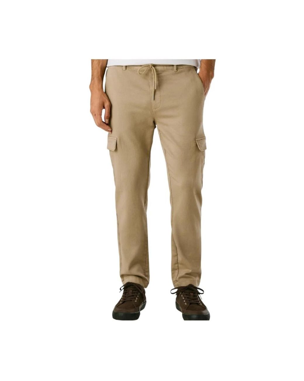 Pepe Jeans Natural Slim-Fit Trousers for men