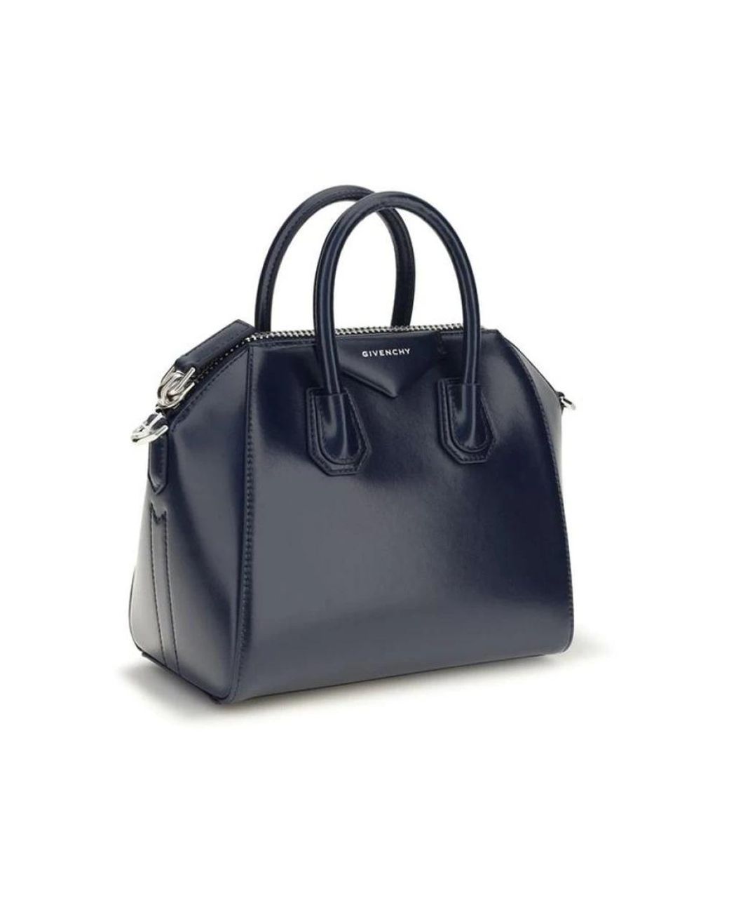 Givenchy Blue Antigona Lock Handtasche