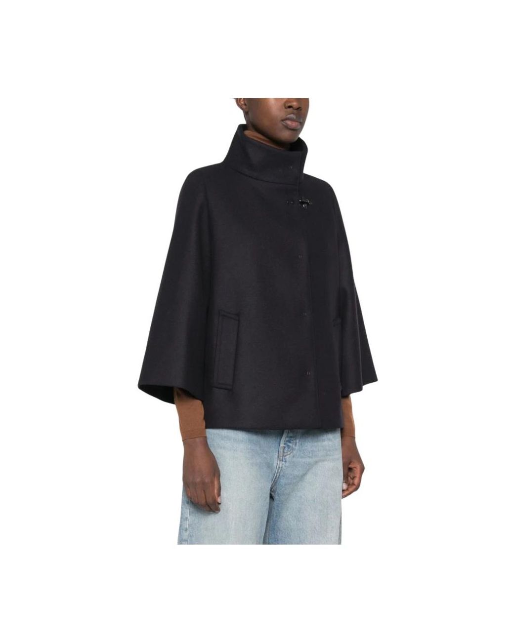 Fay Black Ponchos
