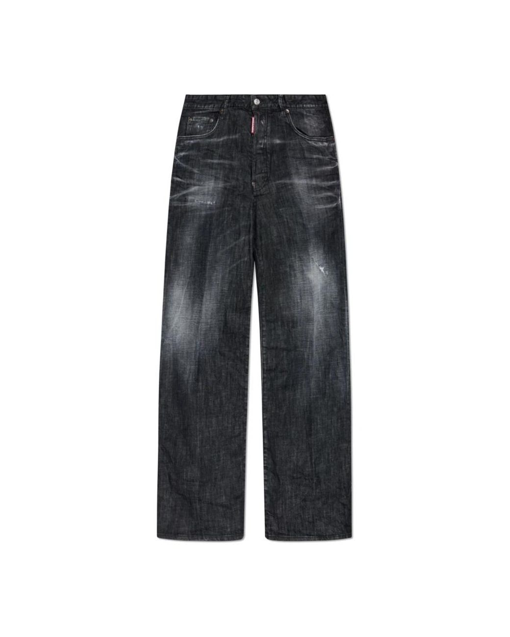 DSquared² Jeans ,Zwart ,Katoen Jeans Loose in het Gray voor heren