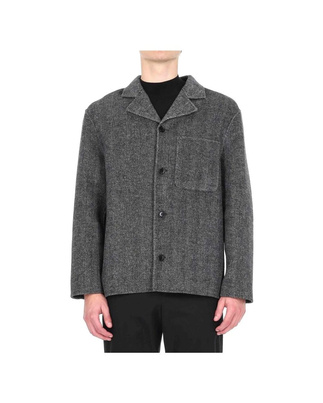 Officine Generale Gray Light Jackets for men