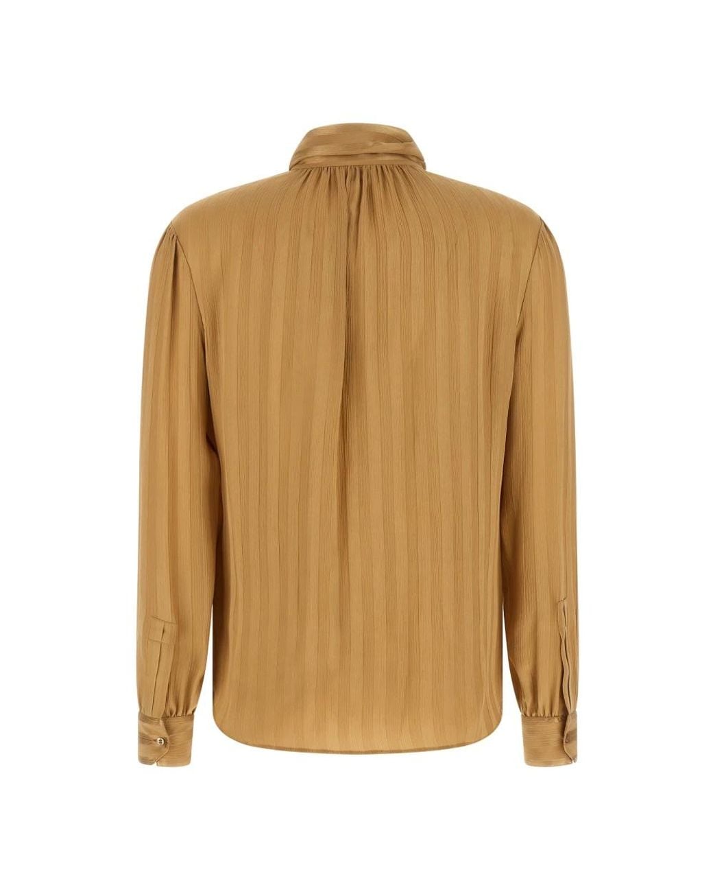 Saint Laurent Brown Blouses