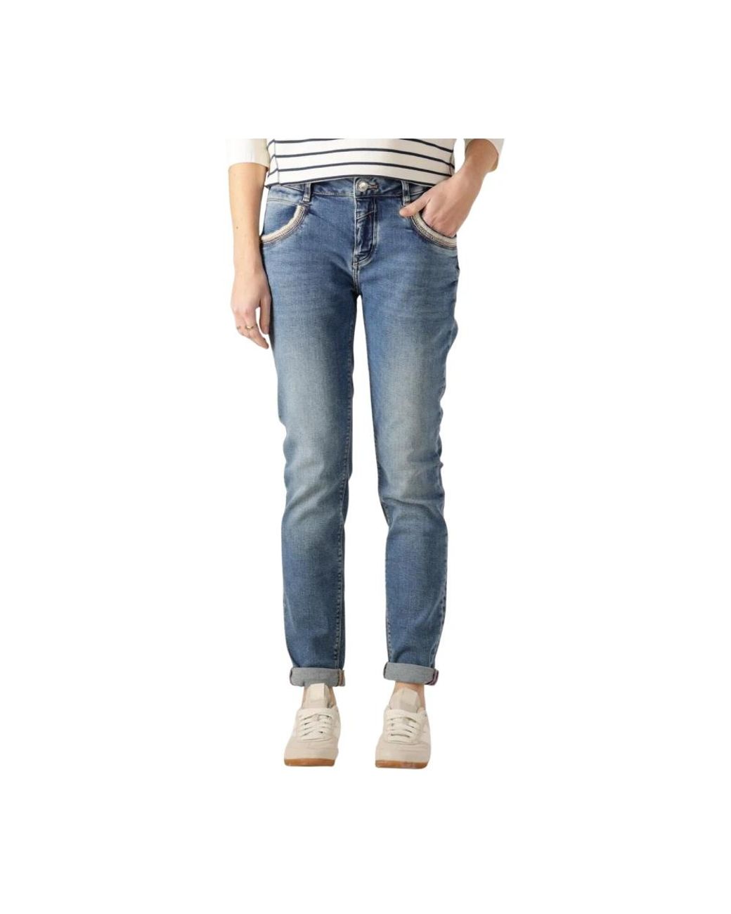 Mos Mosh Blue Slim Fit Jeans