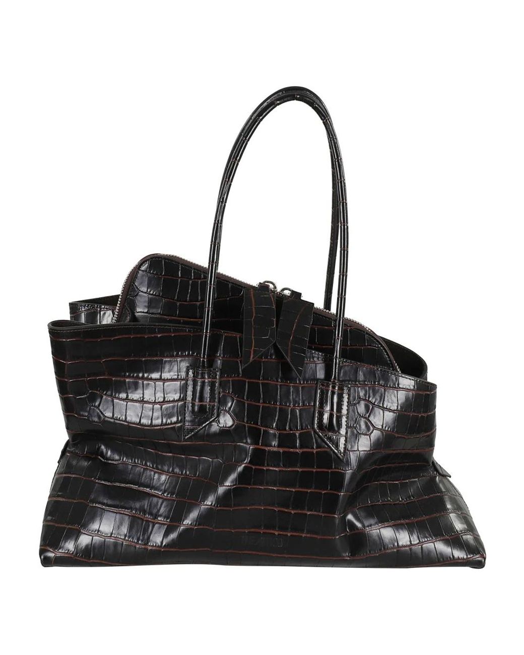 The Attico Black Shoulder Bags