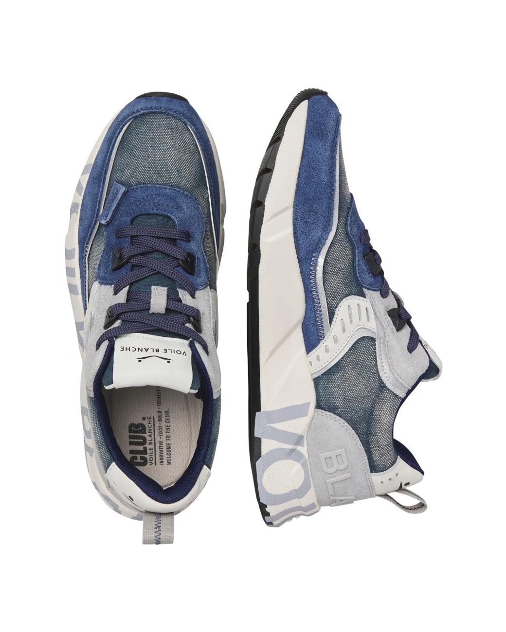 Voile Blanche Blue Sneakers for men