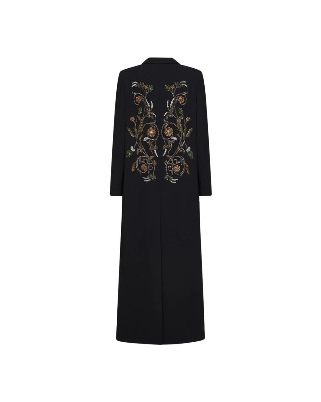 Dries Van Noten Black Single-Breasted Coats