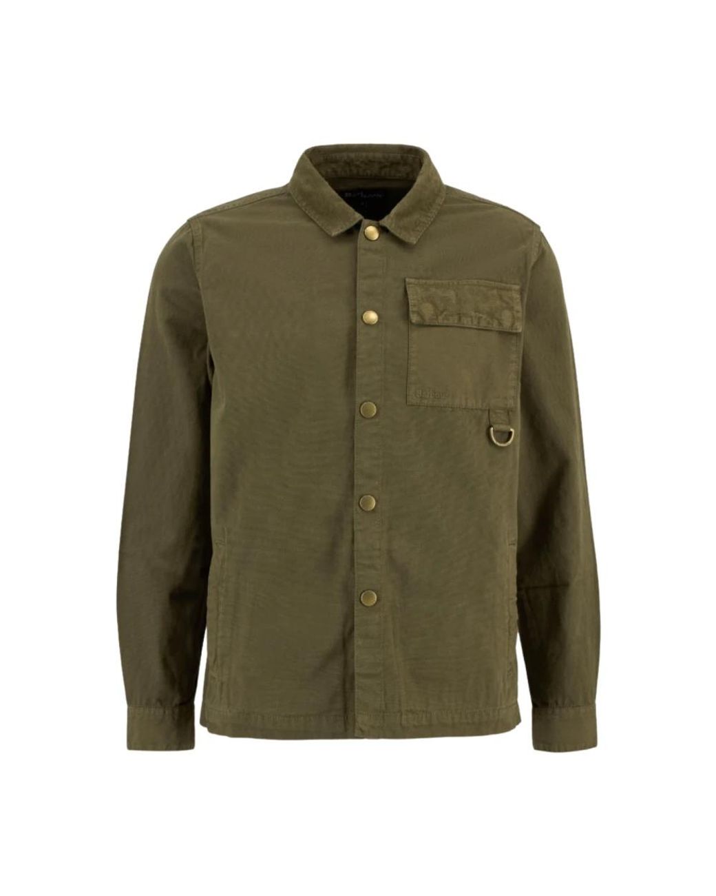 Barbour Declan Patch Overshirt in het Green voor heren