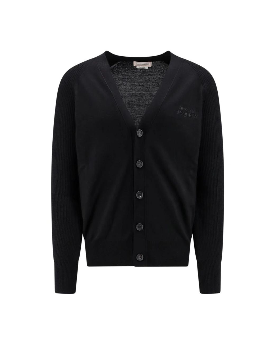 McQueen Black Cardigans for men