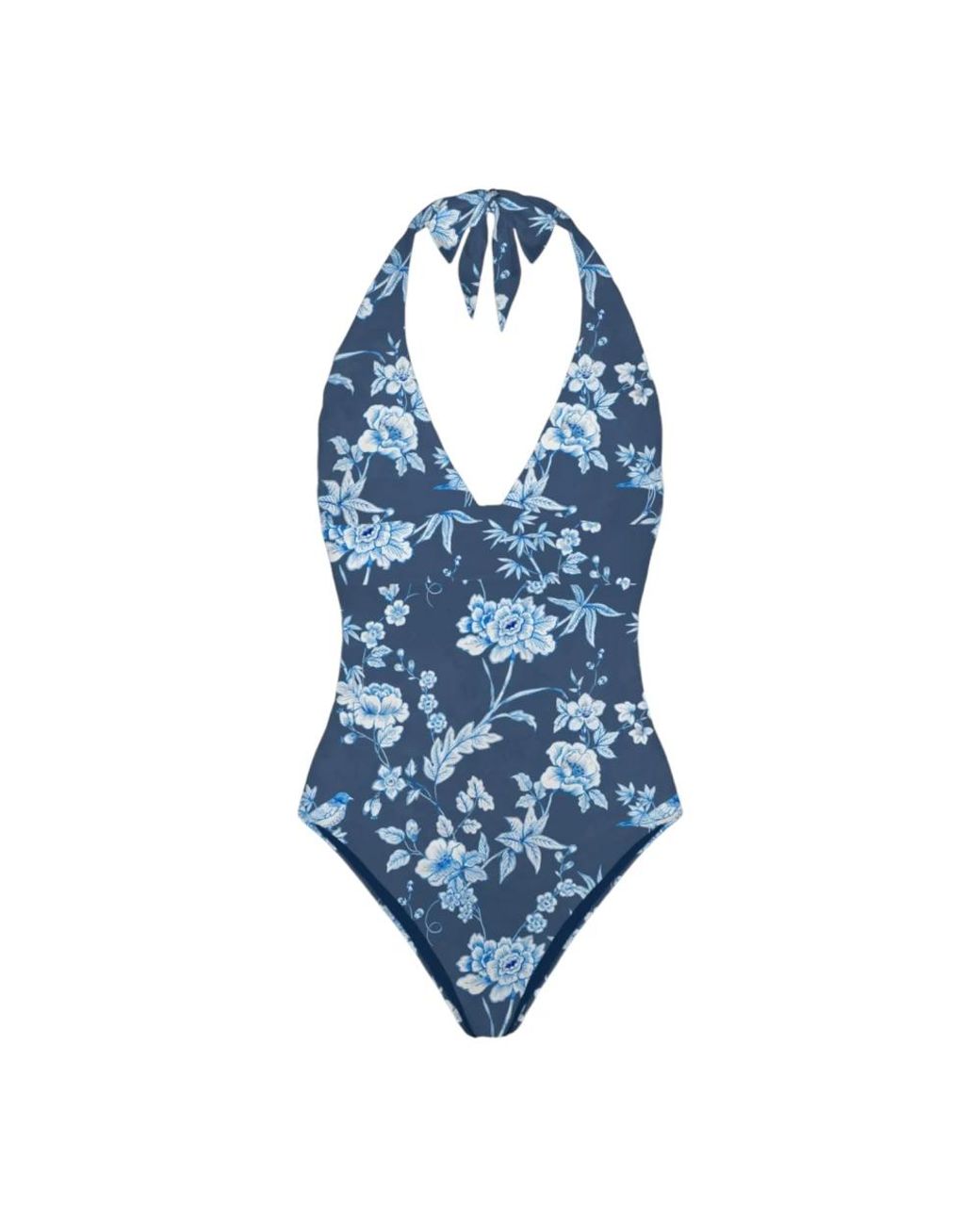 Mc2 Saint Barth Badmode ,Blauw ,Bloemvogels Badpak in het Blue