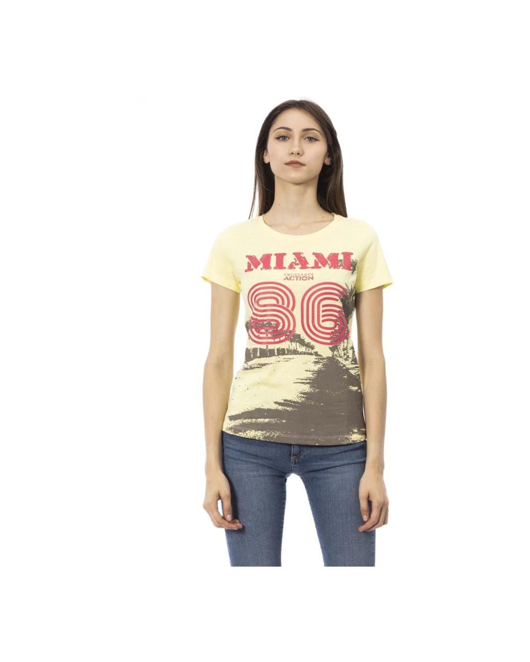 Trussardi Yellow T-Shirts