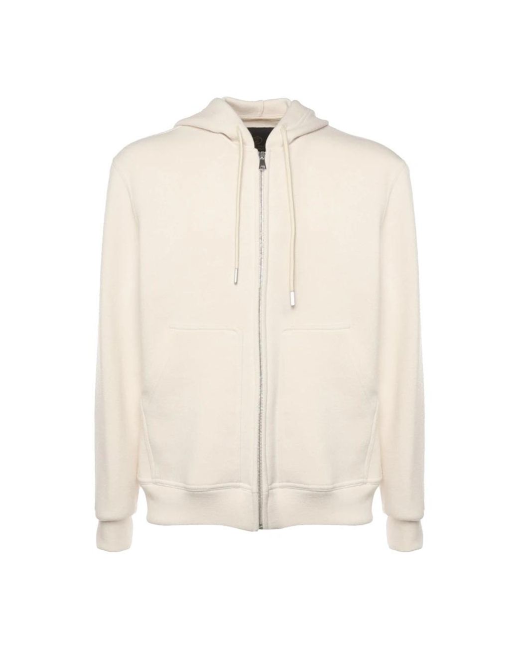 Giuliano Galiano White Zip-Throughs for men