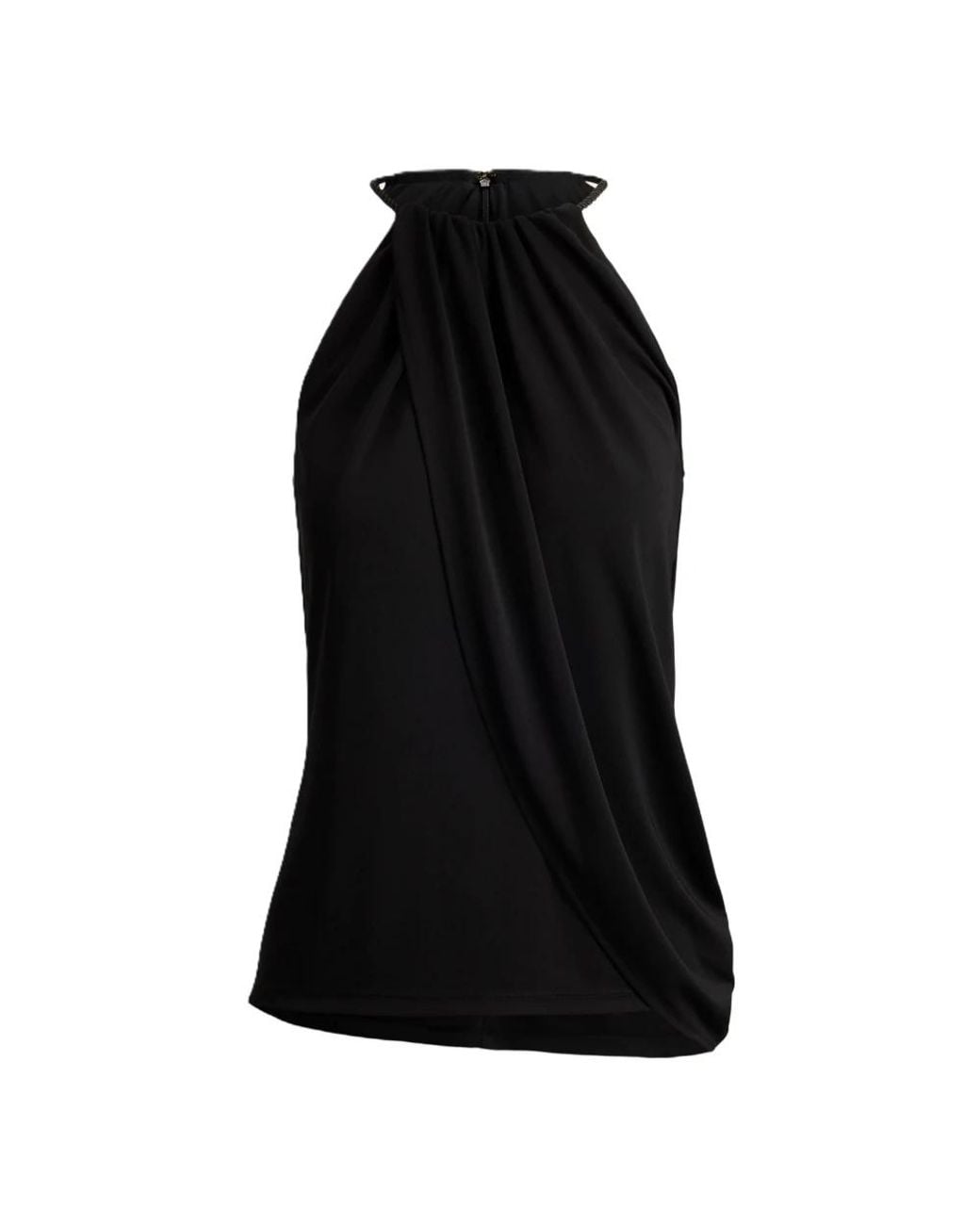 Ralph Lauren Black Sleeveless Tops