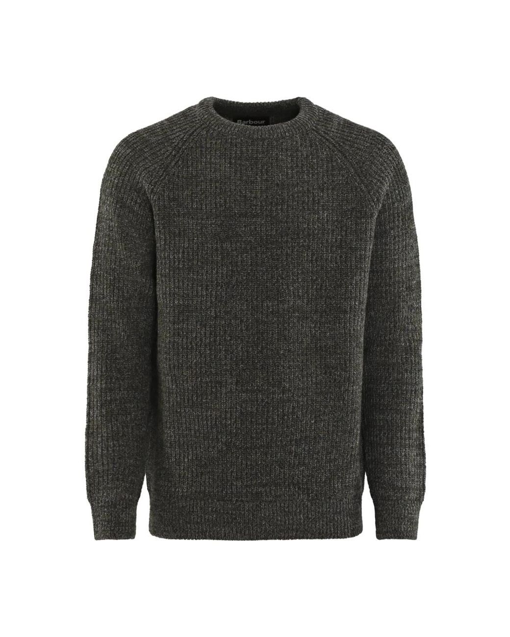 Barbour Gray Round-Neck Knitwear for men