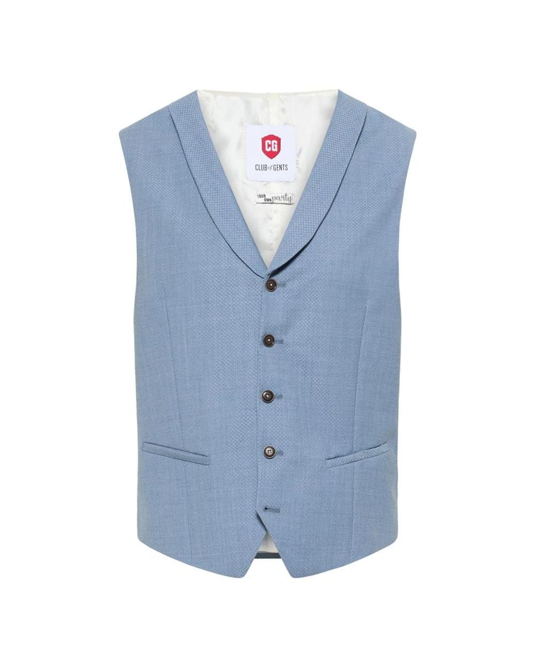CLUB of GENTS Blue Waistcoats for men