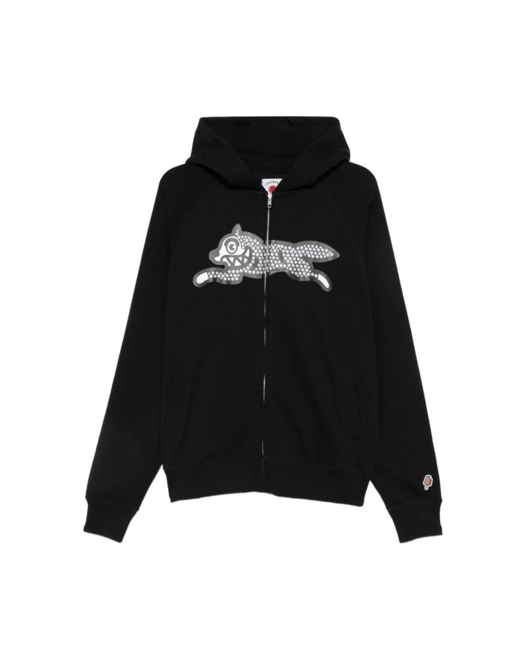 ICECREAM Black Zip-Throughs for men