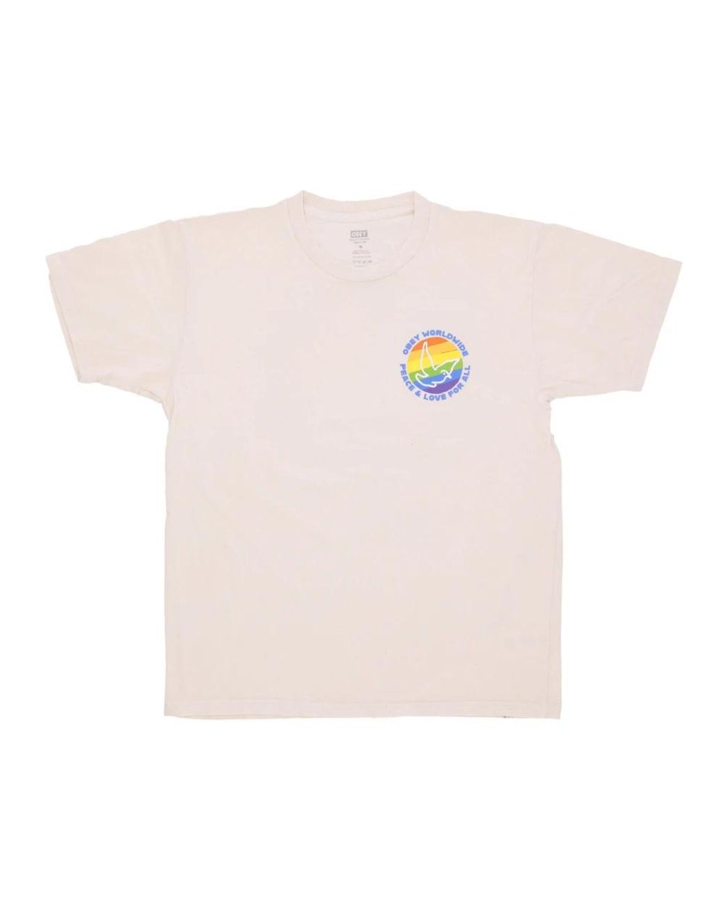Obey T-Shirts in het Pink voor heren