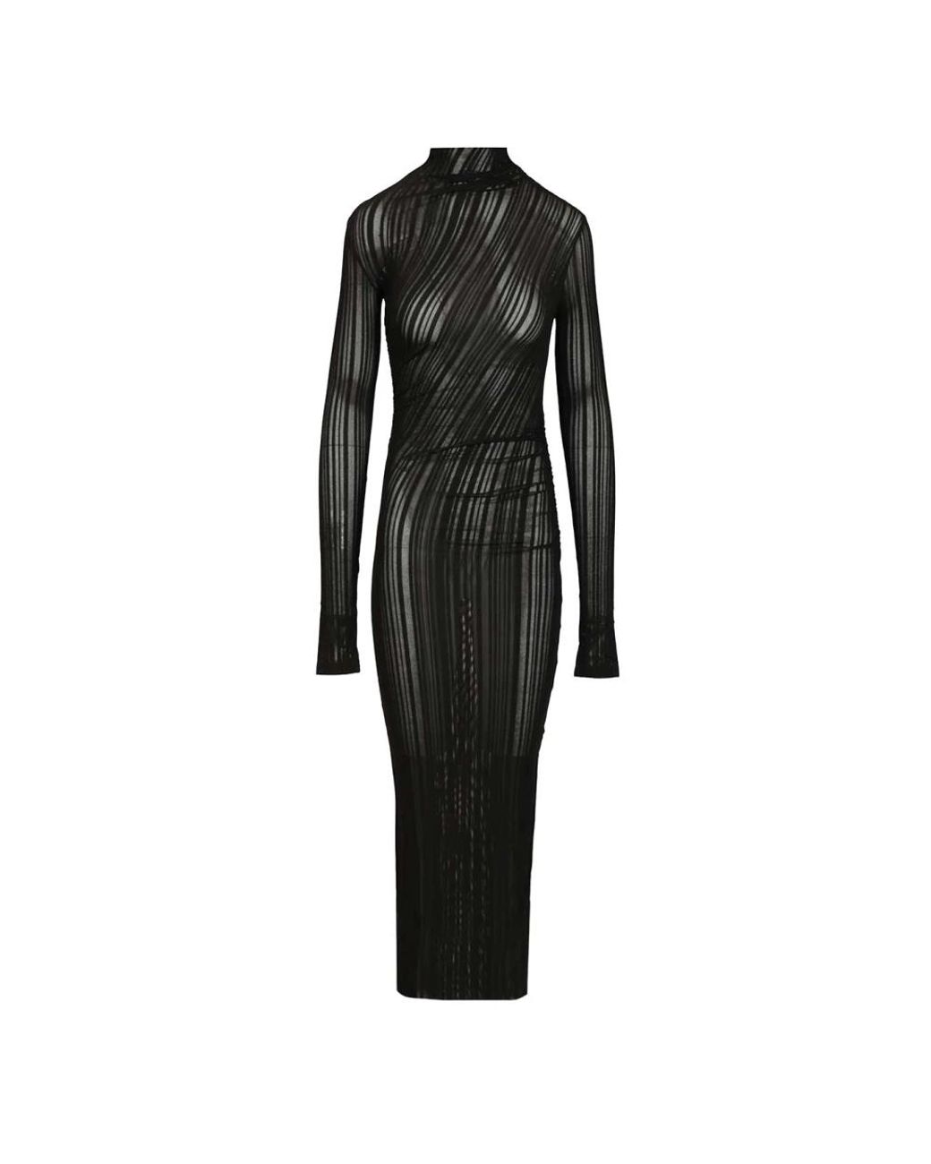 Amazuìn Black Midi Dresses