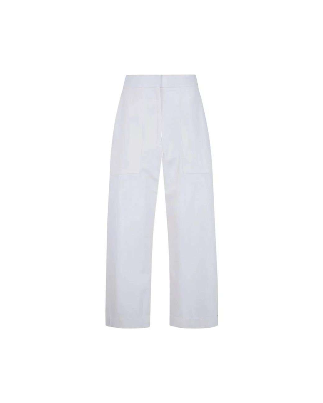 Studio Nicholson White Wide Trousers