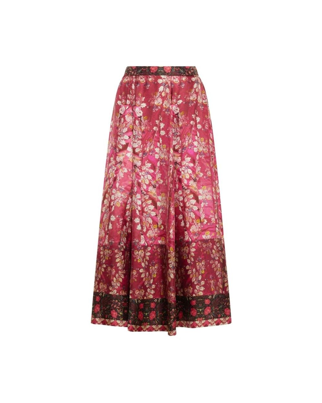 Pierre Louis Mascia Red Midi Skirts