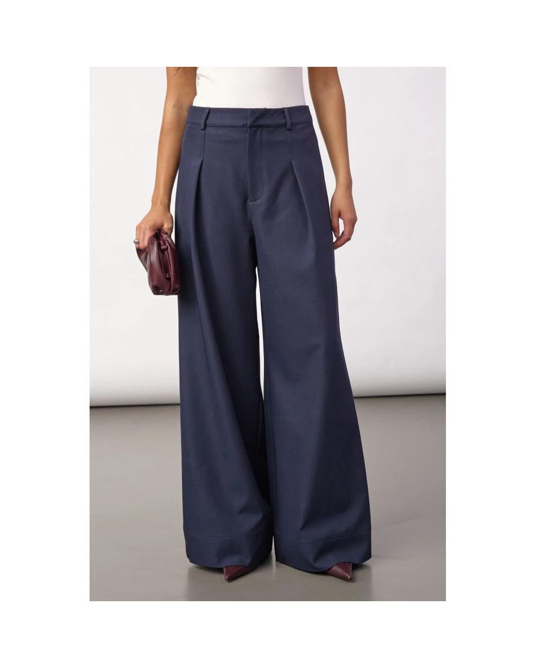 co'couture Blue Wide Trousers