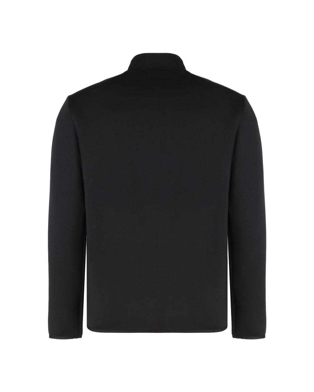 EA7 Black Zip-Throughs for men