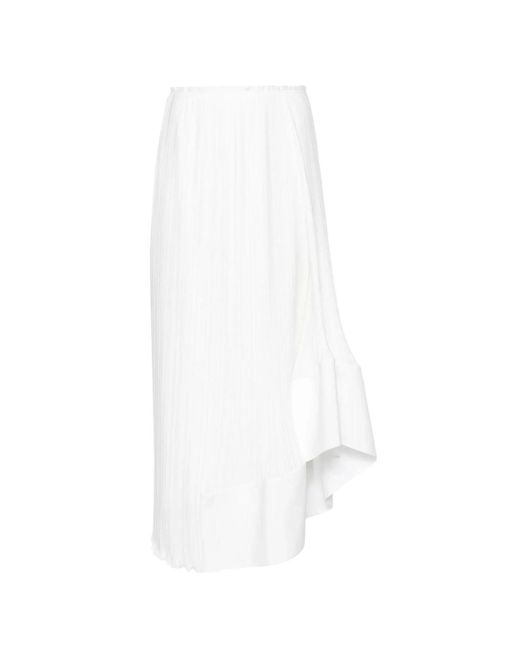 Lanvin White Midi Skirts