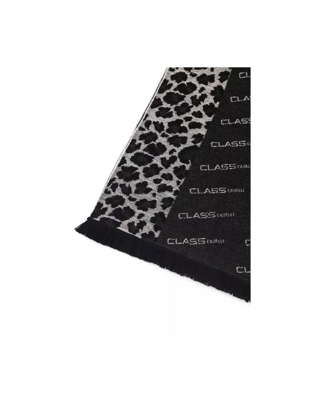 Roberto Cavalli Black Winter Scarves for men