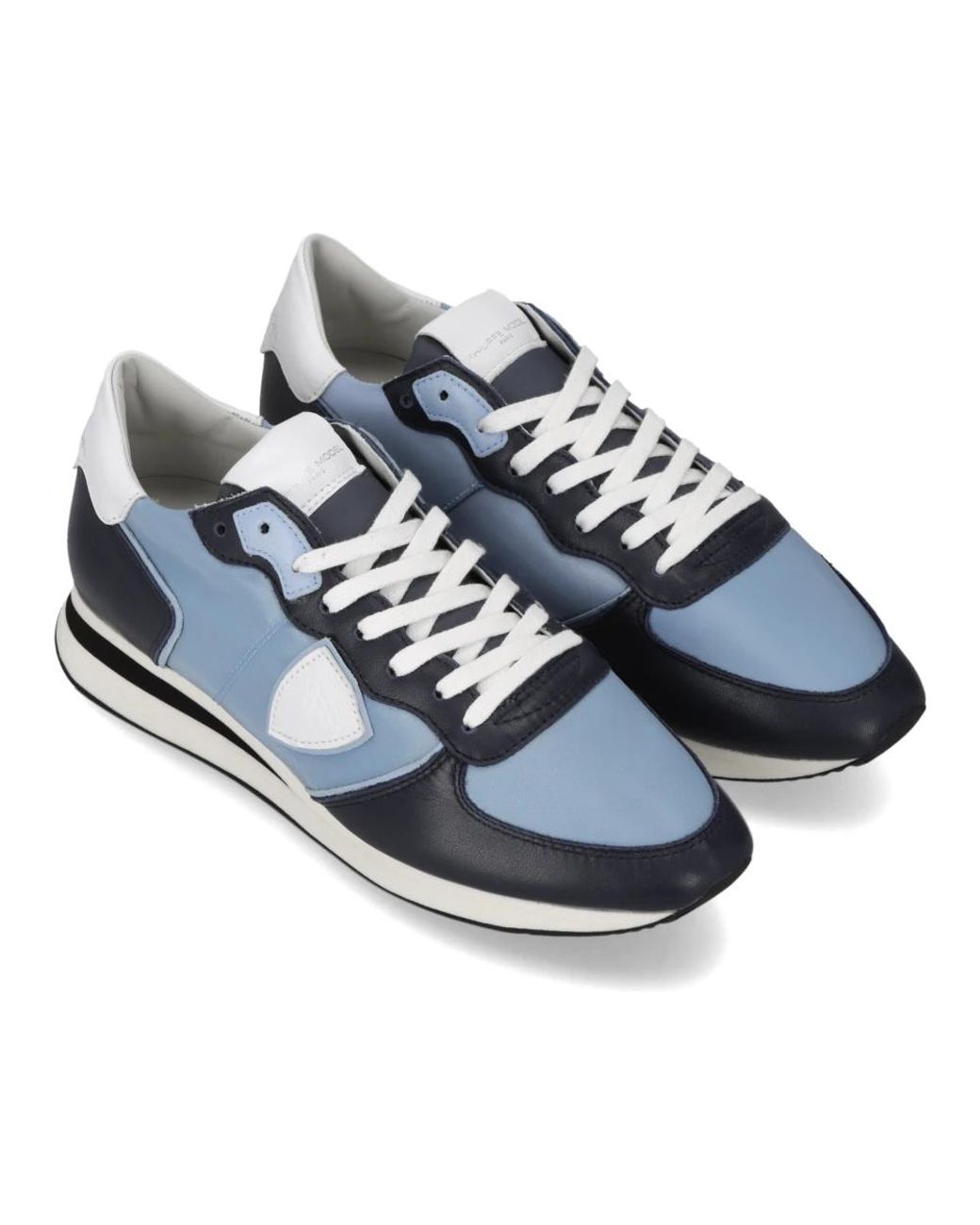Philippe Model Blue Sneakers for men