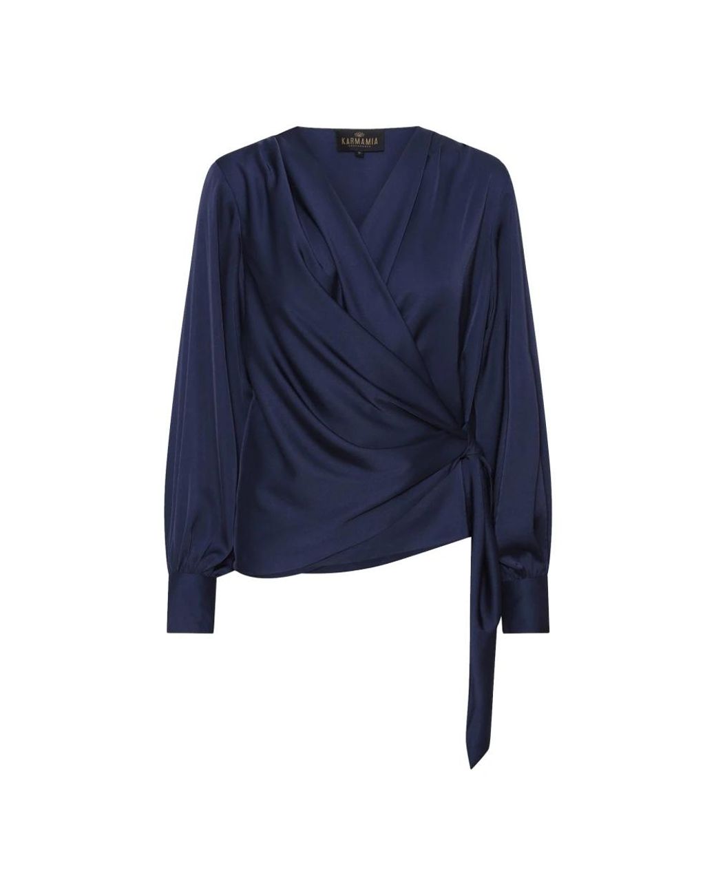 Karmamia Overhemden ,Blauw ,Blouses in het Blue