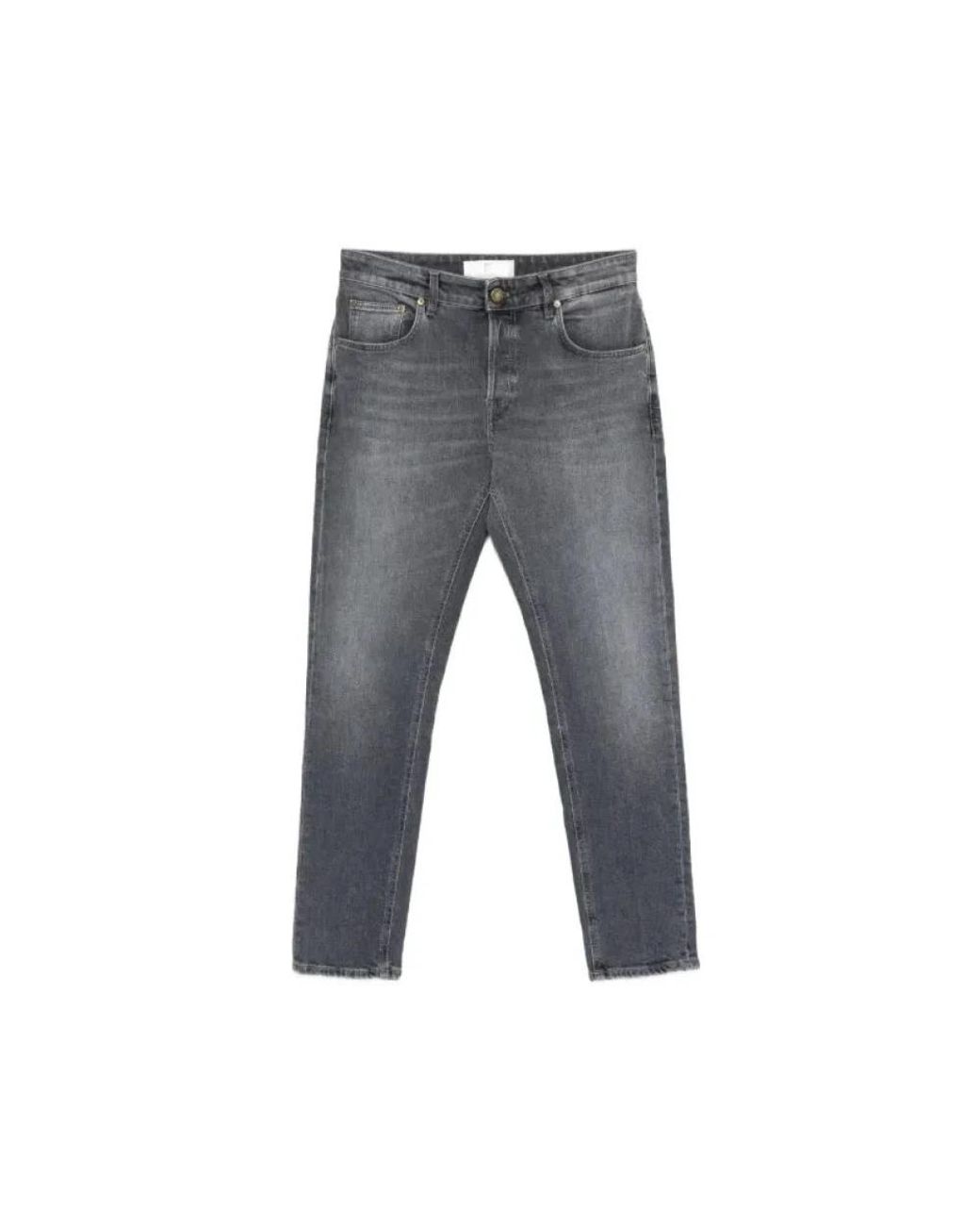 PT Torino Gray Straight Jeans for men