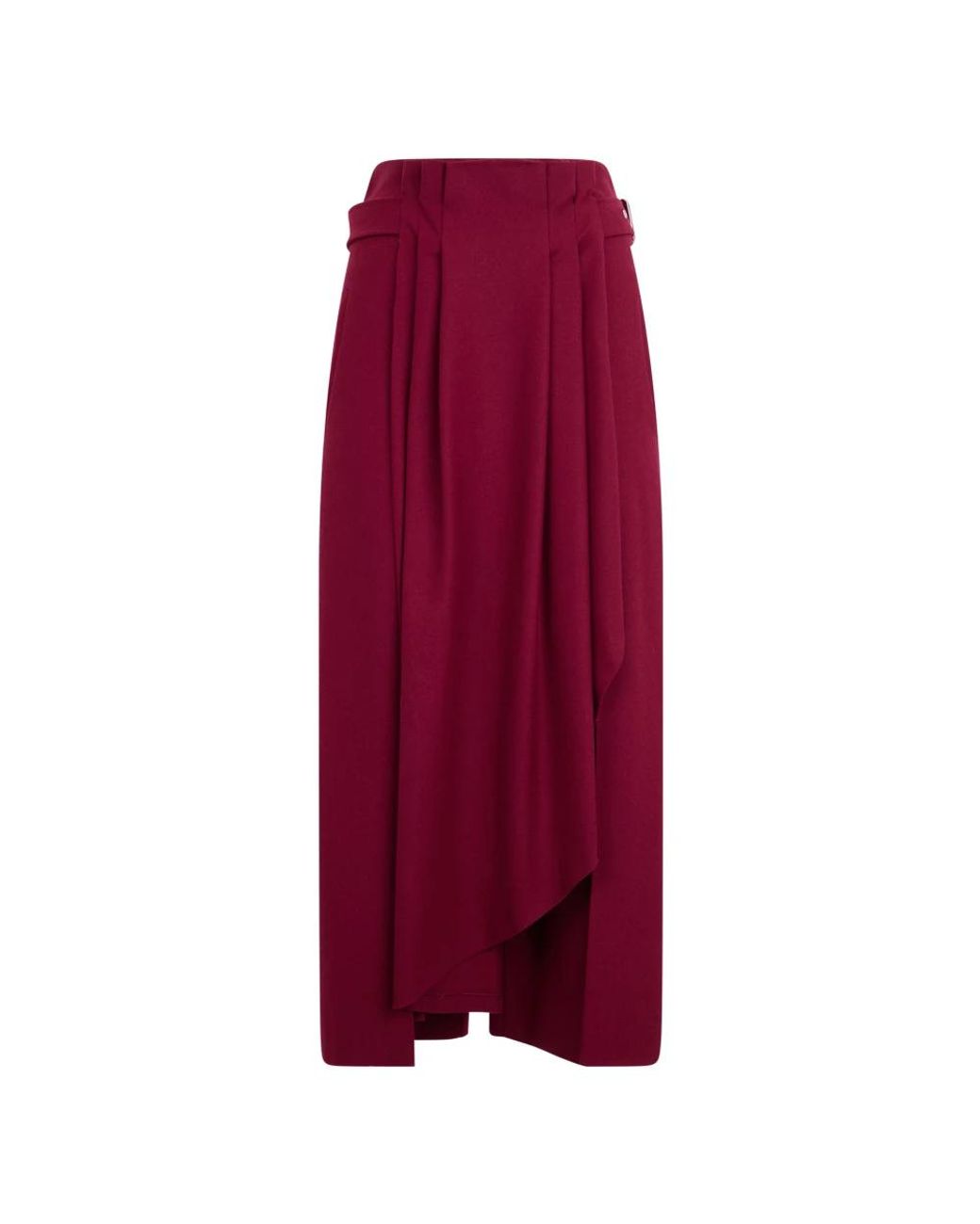 Alberta Ferretti Red Midi Skirts