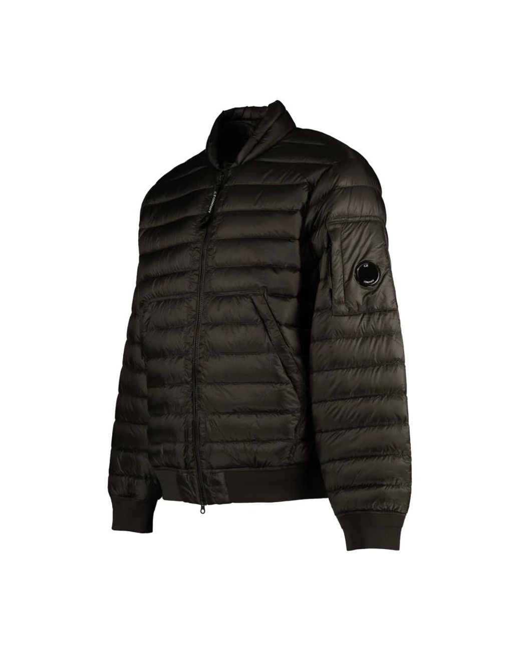 C P Company Black Winter Jackets for men