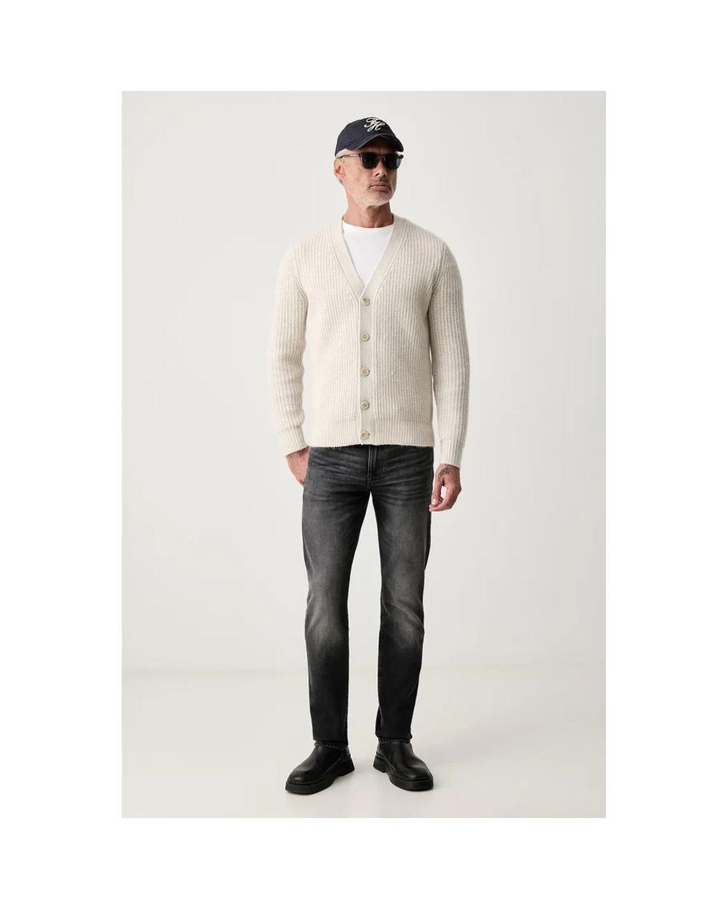 Cardigans Guess de hombre de color Natural
