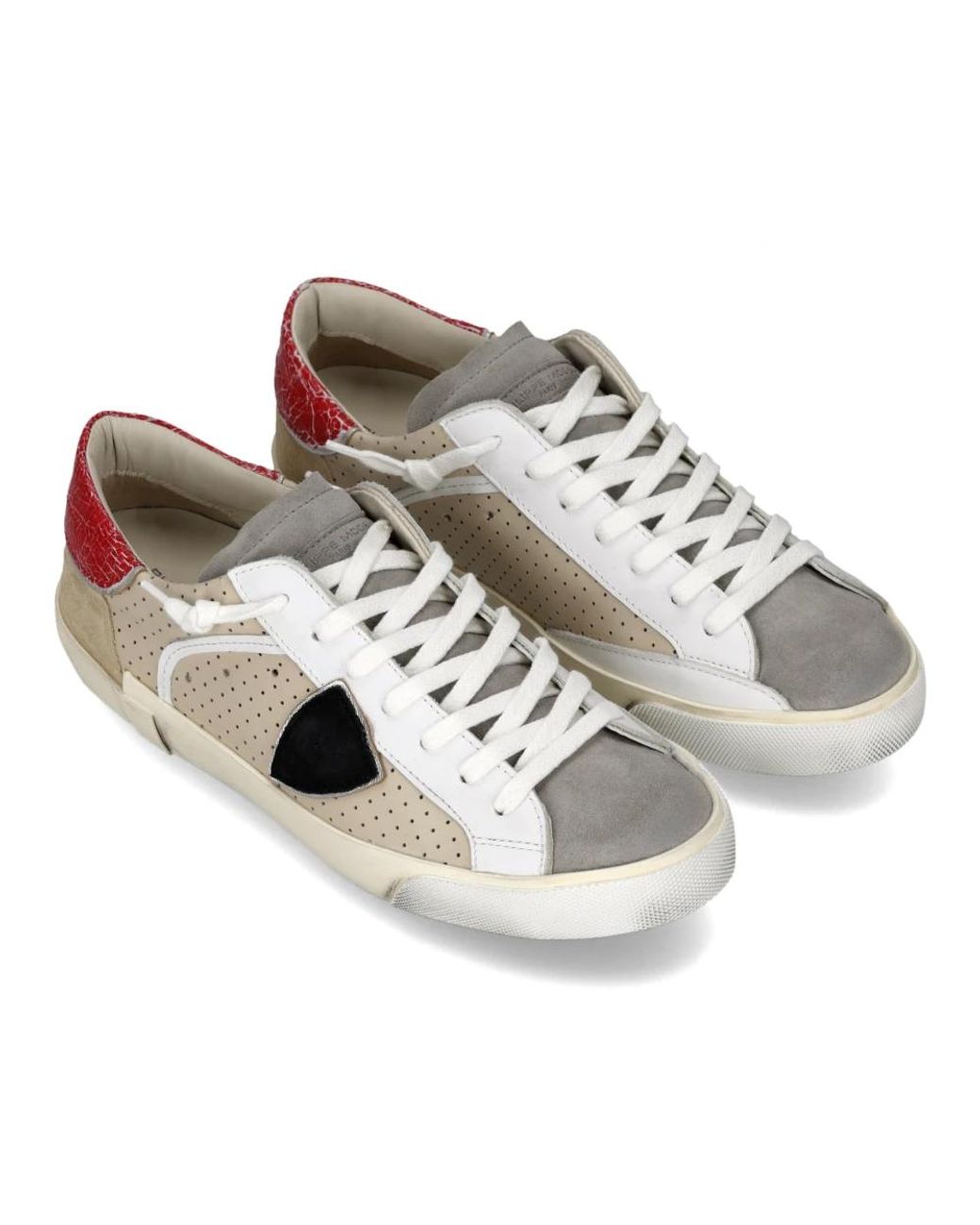Sneakers di Philippe Model in Natural da Uomo
