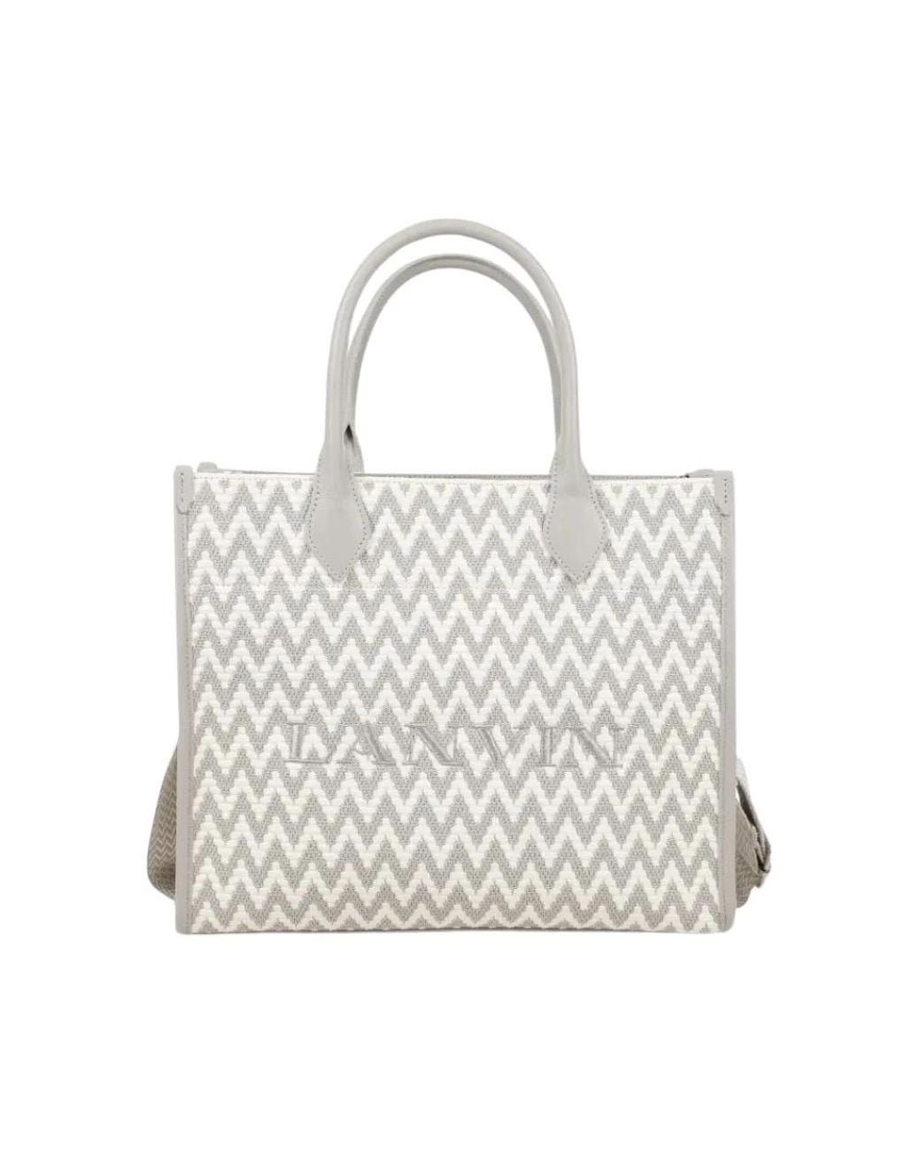 Lanvin Gray Shopping Bags