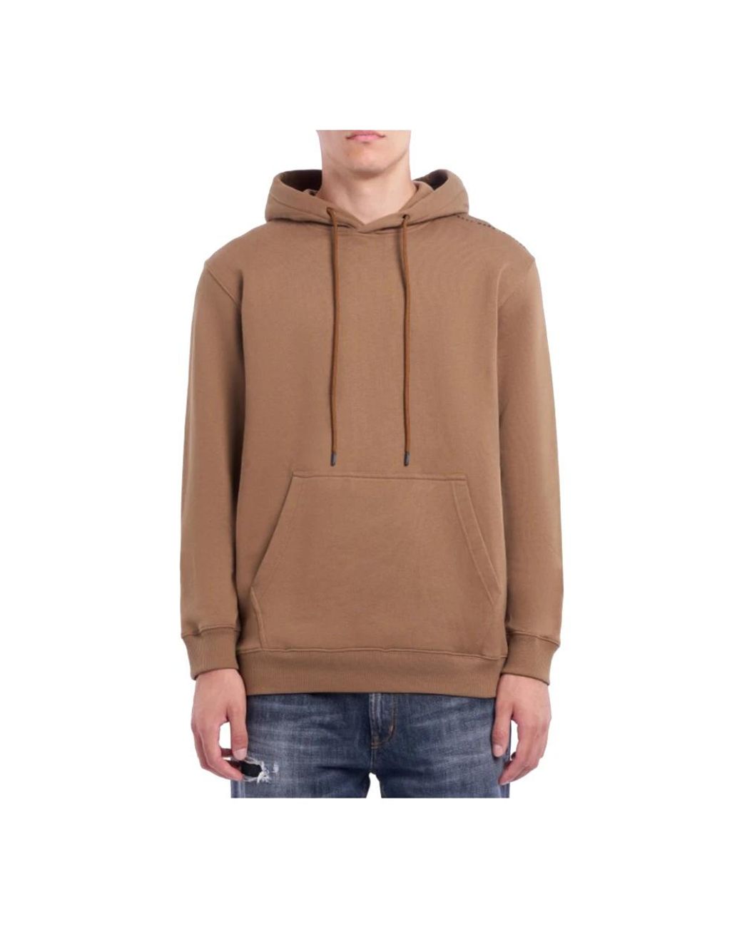Dondup Brown Hoodies for men