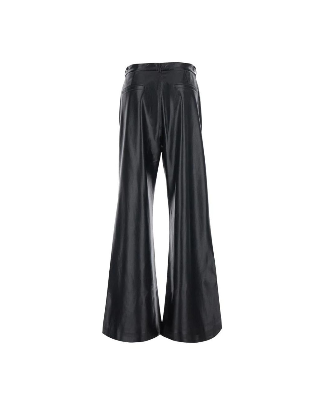 ANDAMANE Black Wide Trousers