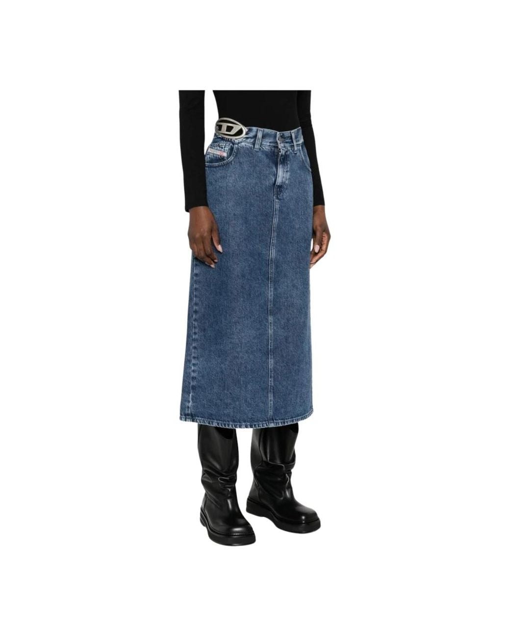 DIESEL Blue Denim Skirts