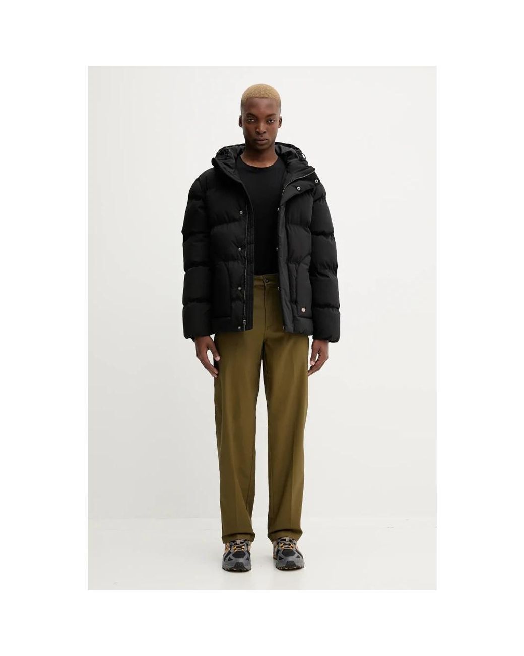 Winter Jackets Dickies de hombre de color Black