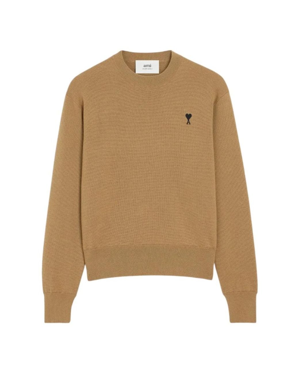 AMI Adc Button-Down Shirt in het Natural voor heren