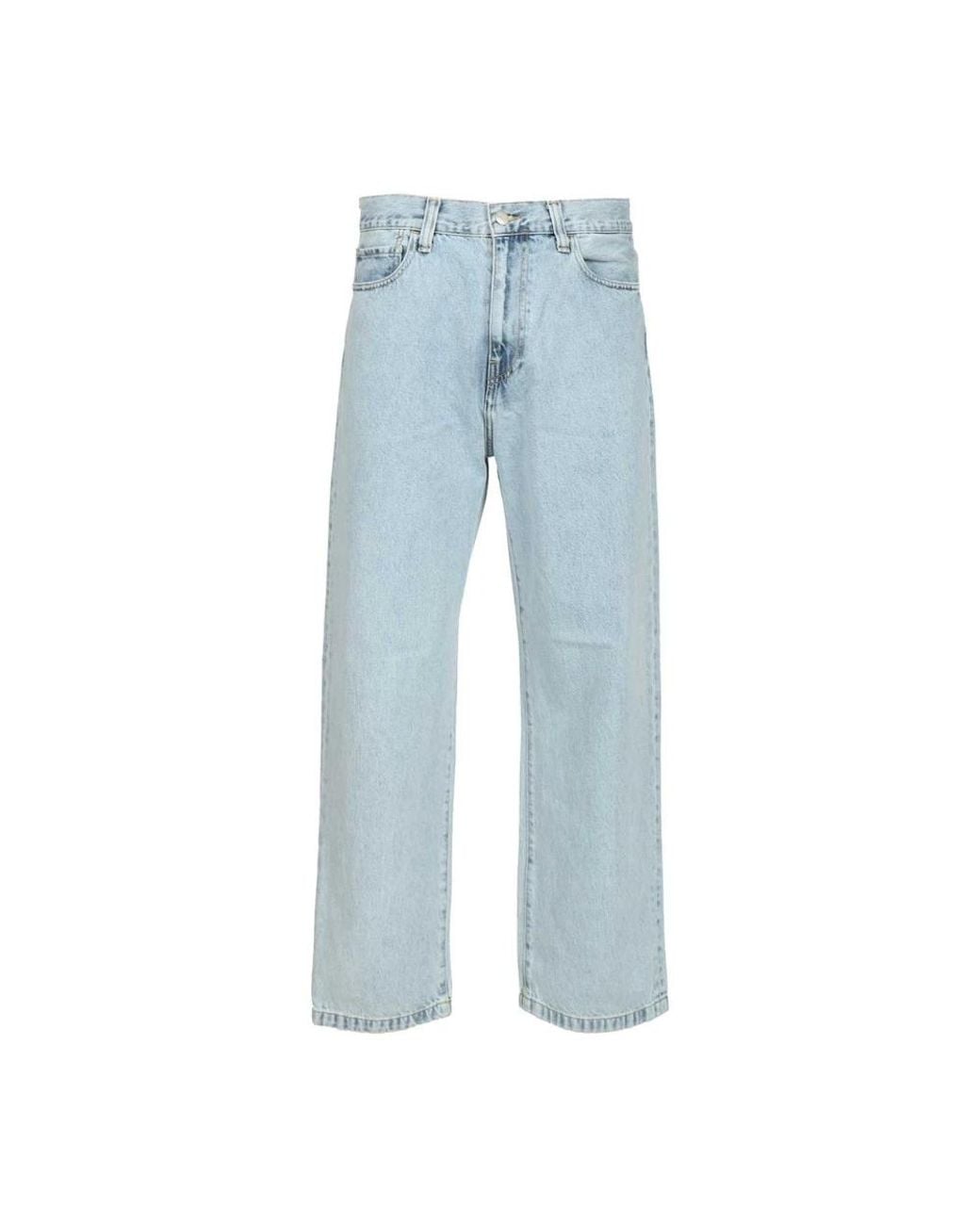 Carhartt Blue Straight Jeans for men